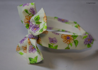Girls Bow headbands | Made from leftover fabric|