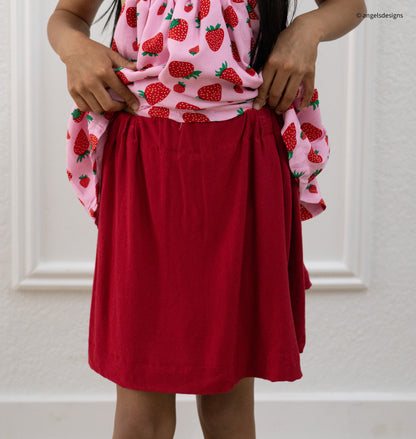 Girl's Elastic Skirt