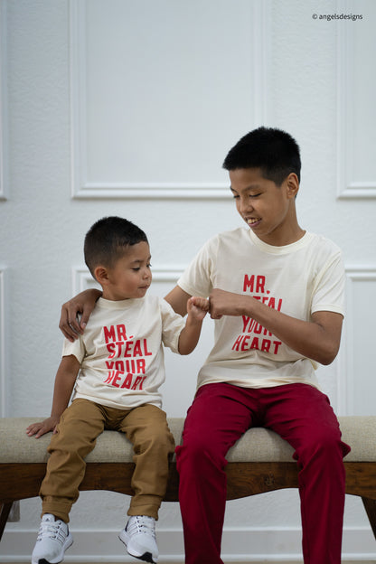 Mr. Steal your heart boys cotton t-shirt