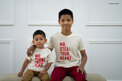 Mr. Steal your heart boys cotton t-shirt