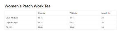 Women's Casual Patch Work Tee