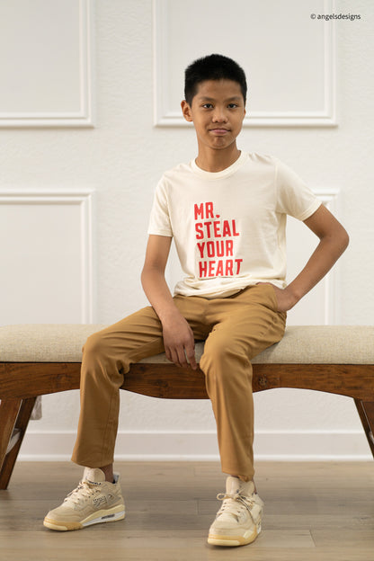 Boys Cotton Stretch Pants
