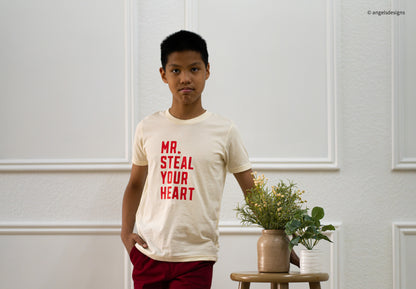 Mr. Steal your heart boys cotton t-shirt