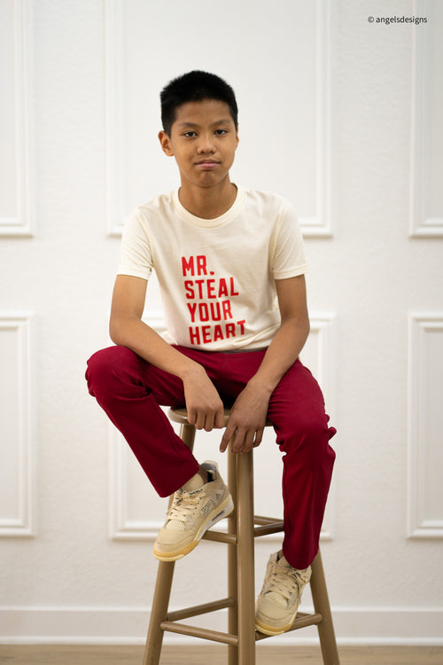 Boys Cotton Stretch Pants