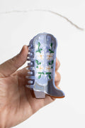 Magnolia Blossoms Western Boots Claw Clip