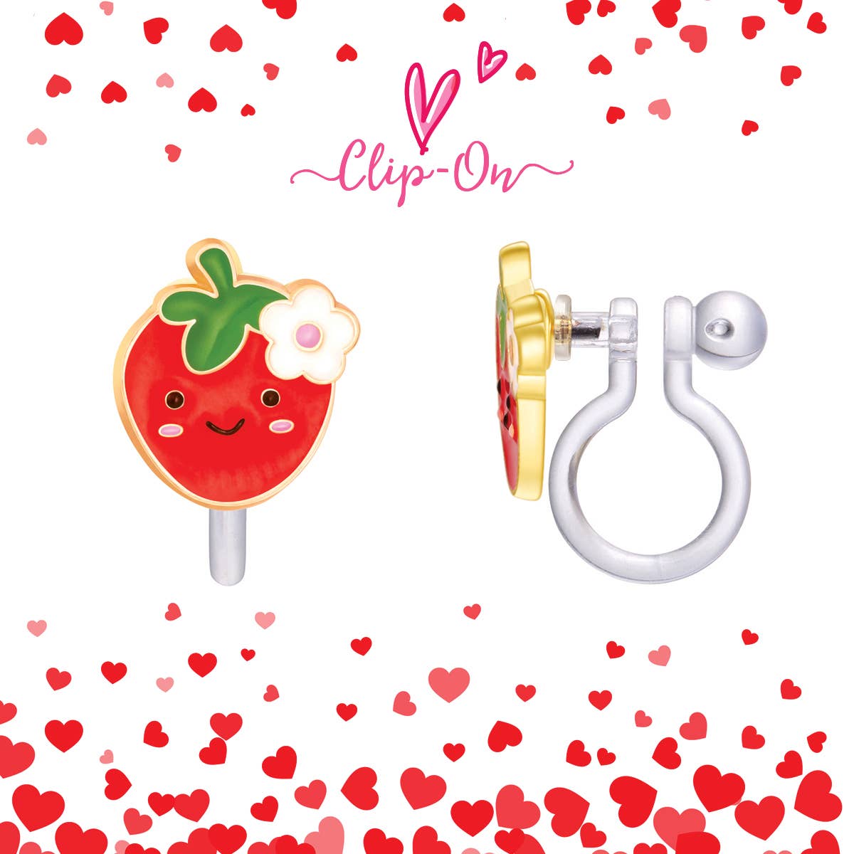 CLIP ON Cutie Earrings | You're Berry Cute
