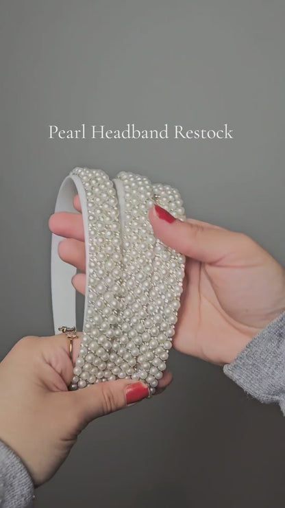 Pearl Headband | Made for Girls and Adults|